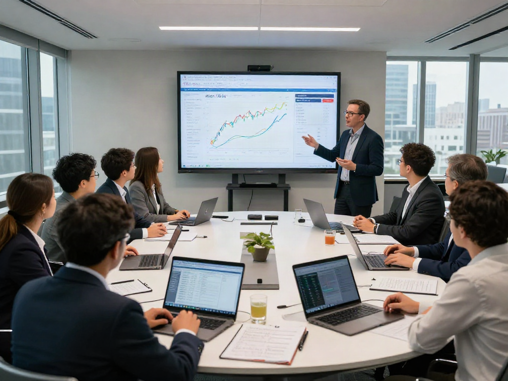 Investing in depo 10k strategies during a finance seminar.
